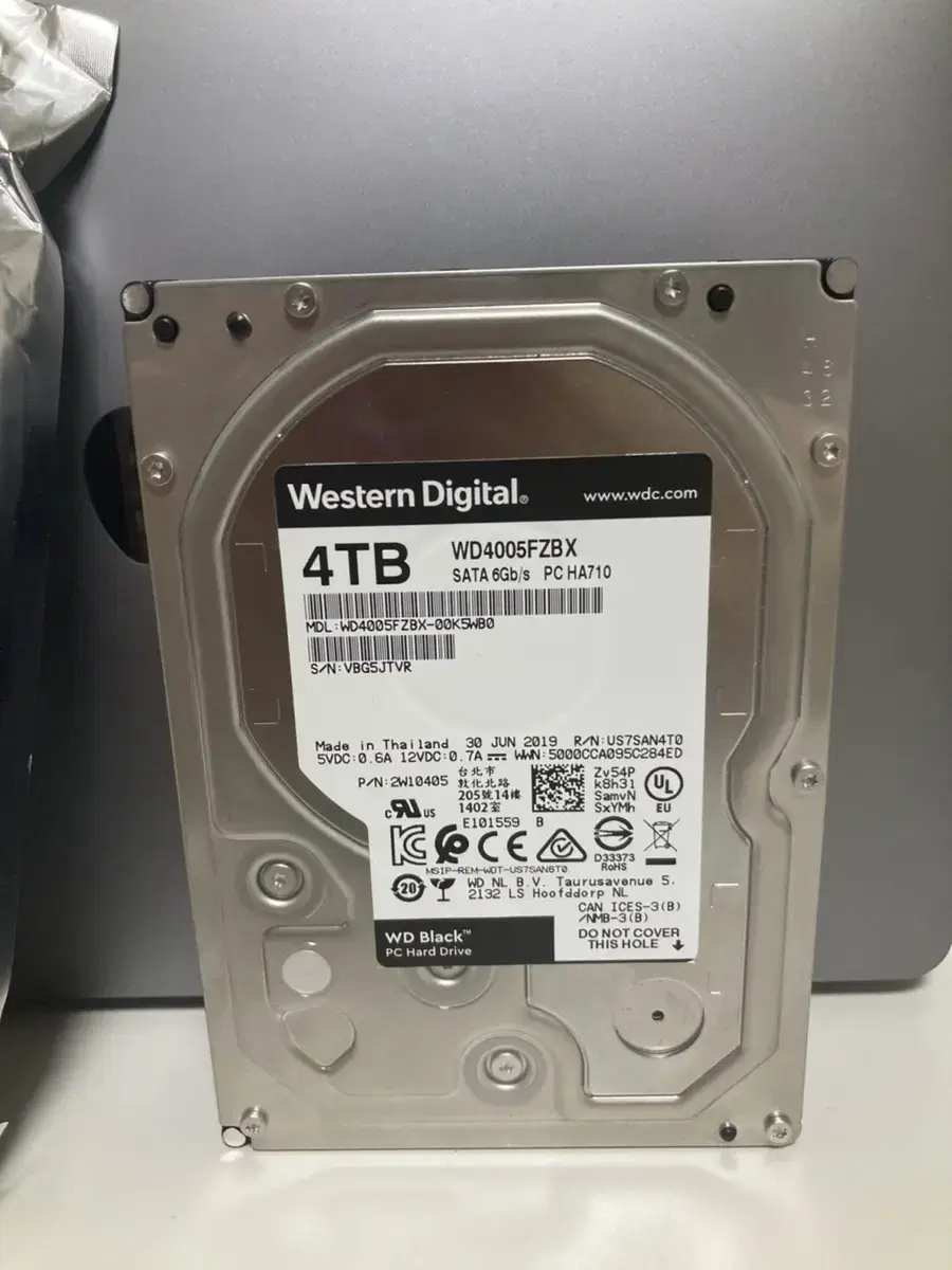 hdd western digital 4tb wd4005fzbx